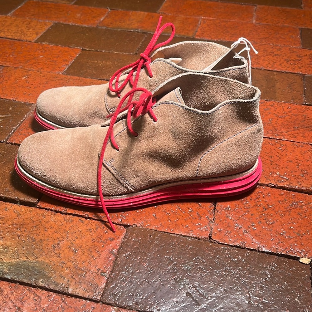 MEN 7M-CHUKKA BOOTS SHOES Cole Haan or for women 9W 1007